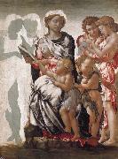 Michelangelo Buonarroti THe Madonna and Child with Saint John and Angels china oil painting artist